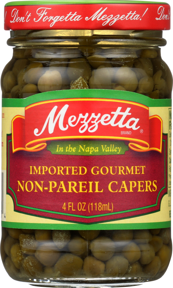 MEZZETTA: Imported Gourmet Non-Pareil Capers, 4 oz - 0073214004034