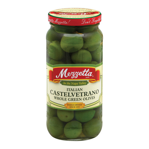 MEZZETTA: Italian Castelvetrano Whole Green Olives, 10 oz - 0073214006113