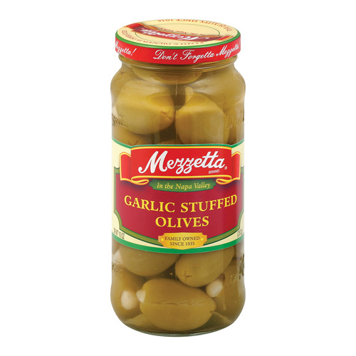 Mezzetta Reese Mezzetta Olive Stuffed Garlic - Case Of 6 - 10 Oz. - 073214006182