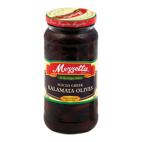 MEZZETTA: Sliced Greek Kalamata Olives, 9.5 oz - 0073214006199