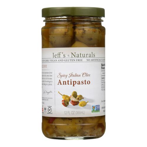 Jeff's Natural Jeff's Natural Antipasto - Antipasto - Case Of 6 - 12 Fl Oz. - 0073214007257