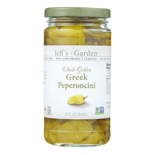 Jeff's Natural Jeff's Natural Greek Pepperoncini - Pepperoncini - Case Of 6 - 12 Oz. - 0073214007417