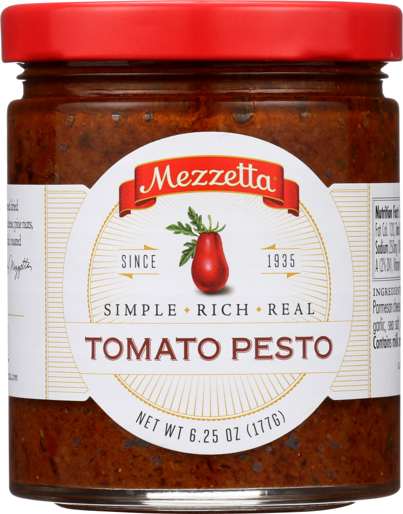 MEZZETTA NAPA VALLEY BISTRO: Sun Ripened Dried Tomato Pesto, 6.25 oz - 0073214009619