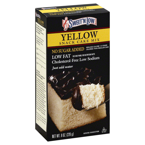 SWEET N LOW: Yellow Snack Cake, 8 oz - 0073347008008