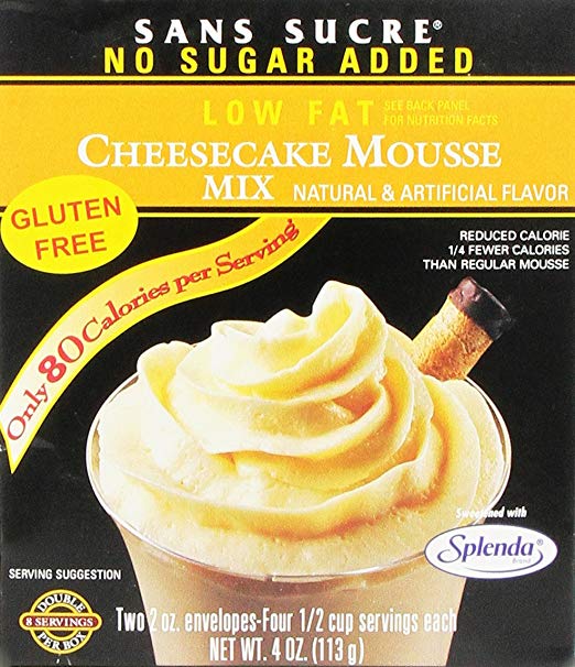 SANS SUCRE: Mix Mousse Cheesecake, 4 oz - 0073347355034