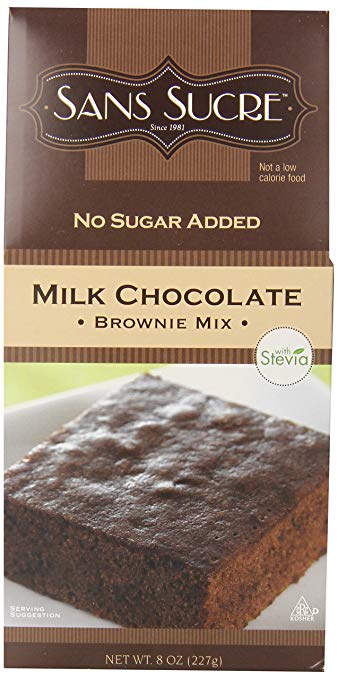 SANS SUCRE: Mix Brownie Chocolate Milk, 8 oz - 0073347366016