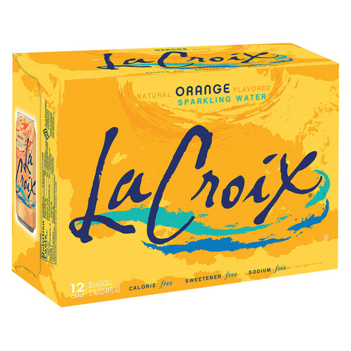 Lacroix Sparkling Water - Orange - Case Of 2 - 12/12 Fl Oz - 073360613418
