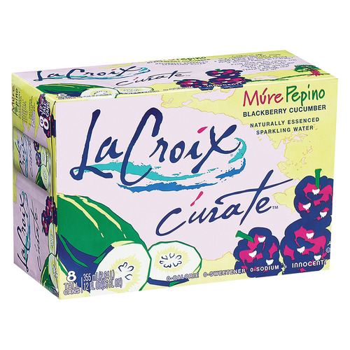 Lacroix Sparkling Water - Mure Pepino - Case Of 3 - 8/12 Fl Oz - 073360772078