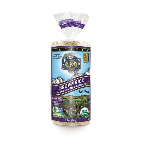 Lundberg Family Farms - Rice Cake Brown Ns - Case Of 6-8.5 Oz - fully