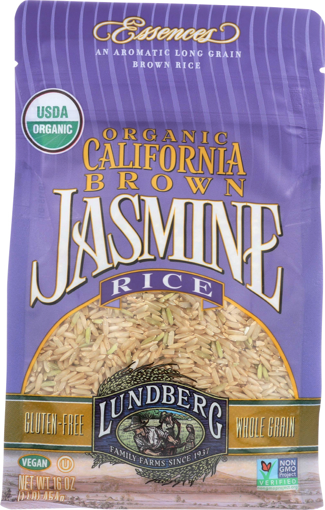Lundberg, Organic California Brown Jasmine Rice - 073416003125