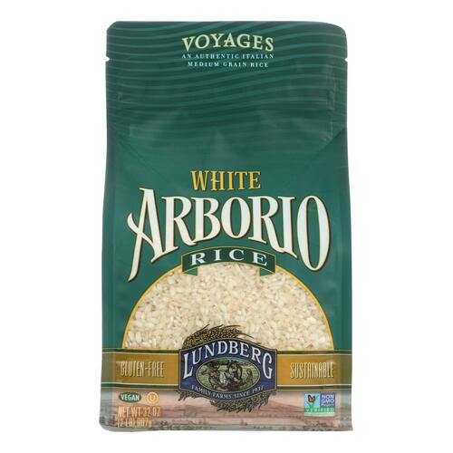 LUNDBERG: White Arborio Rice Gluten Free, 2 lb - 0073416050914