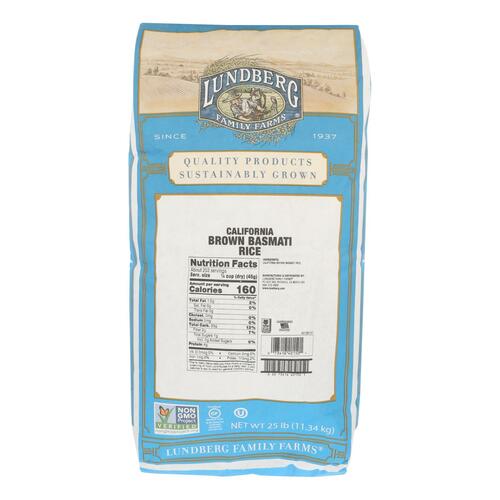 Eco-farmed california brown basmati rice, brown basmati - 0073416401501