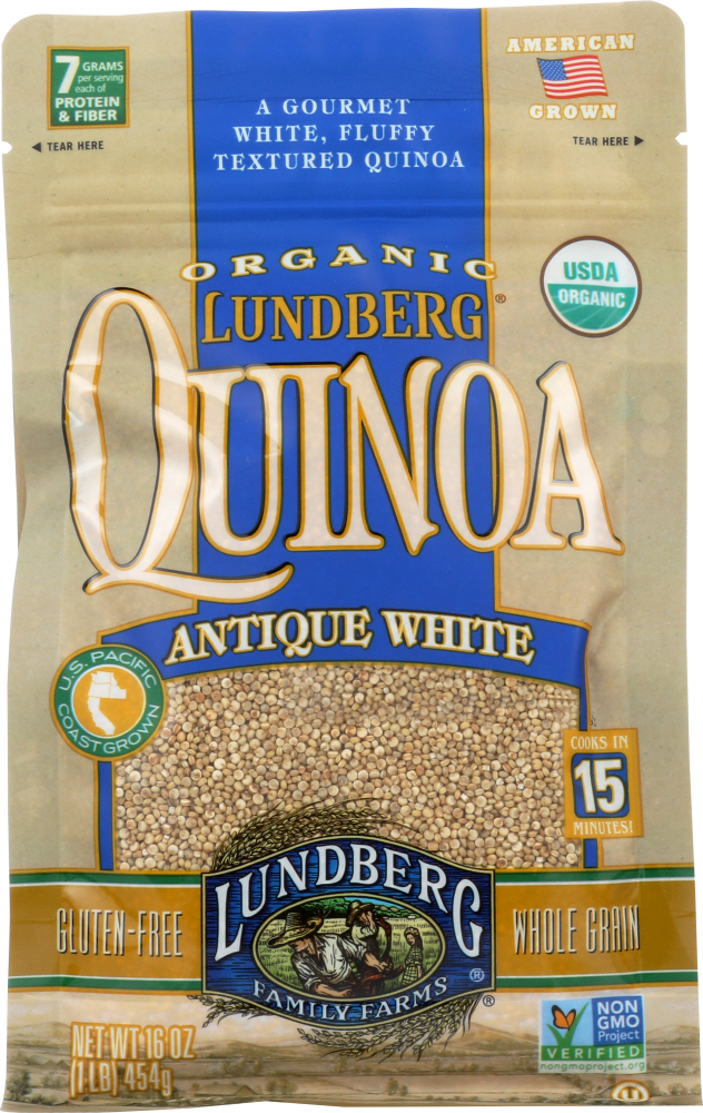 Organic Antique White Quinoa, Antique White - 073416532106