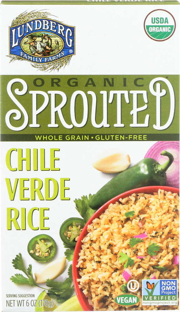 Organic Sprouted Chile Verde Rice - 073416532205