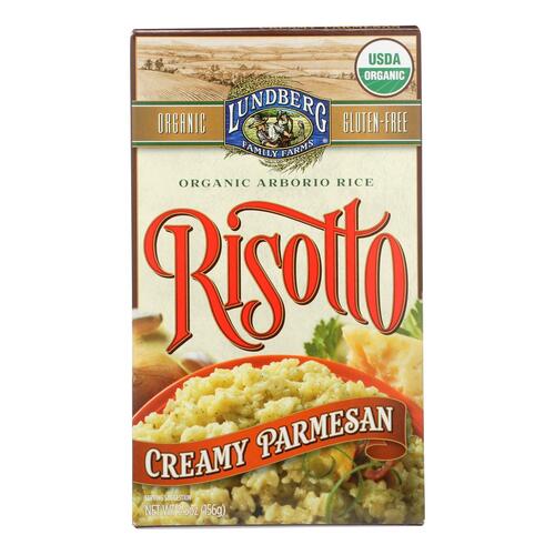 Lundberg Family Farms Organic Risotto - Creamy Parmesan - Case Of 6 - 5.5 Oz - 0073416544307