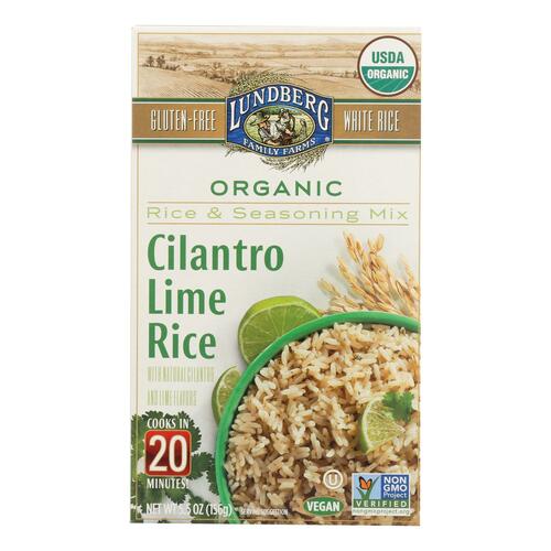 Organic Cilantro Lime White Rice & Seasoning Mix, Cilantro Lime - 073416555808