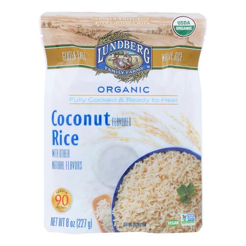 Organic coconut white rice, coconut - 0073416562301