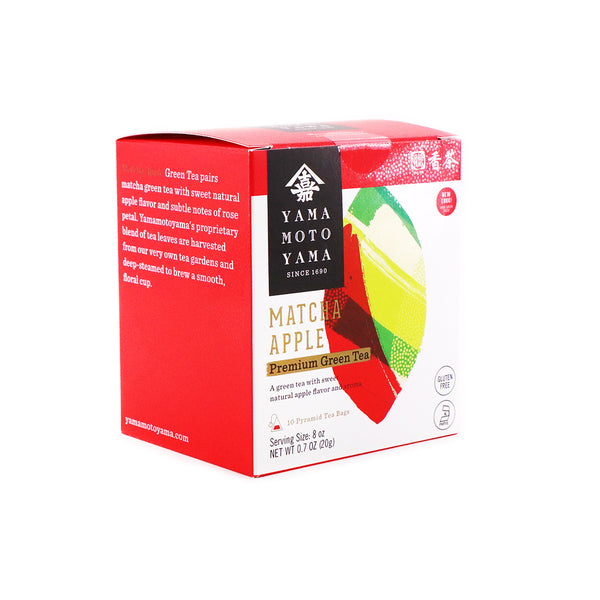 Yama Moto Yama, Green Tea, Apple - 0073469340031