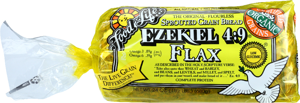 Flourless Flax Sprouted Gran Bread - 073472001240