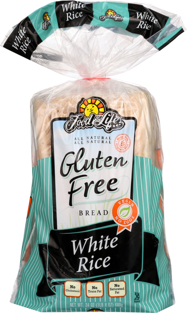 FOOD FOR LIFE: Gluten Free White Rice Bread, 24 oz - 0073472001639