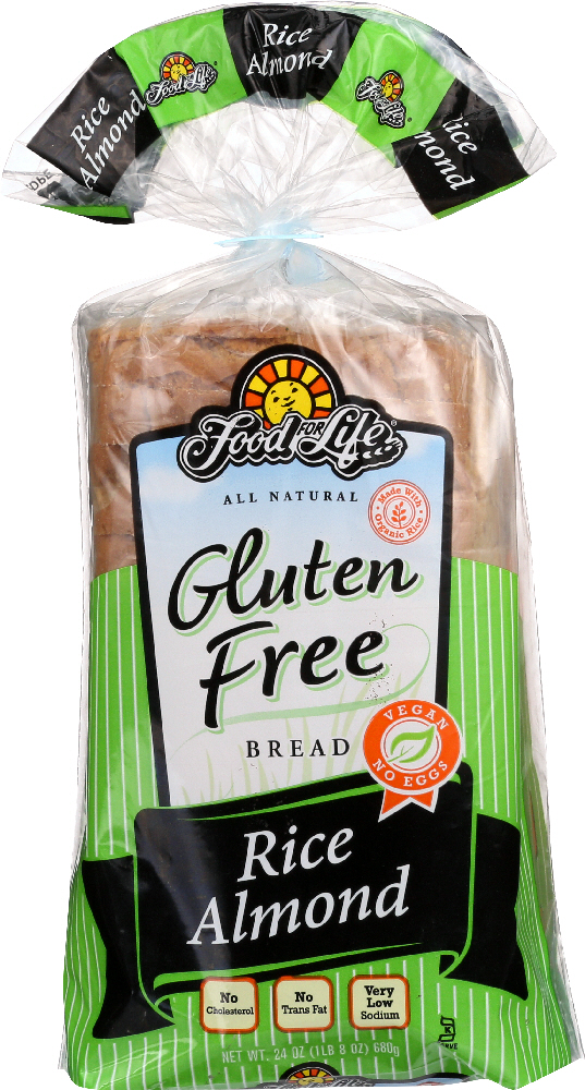 Food For Life, Bread, Rice, Almond - 073472001653