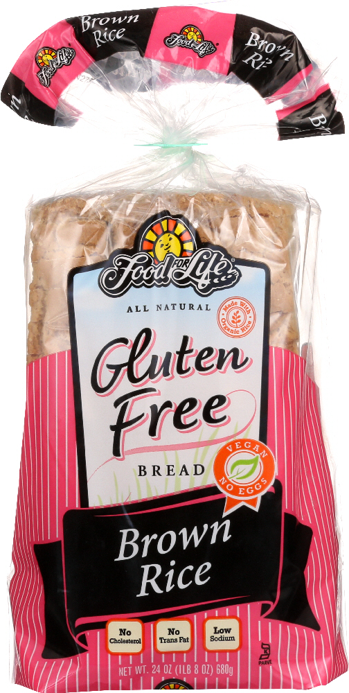 FOOD FOR LIFE: Gluten Free Brown Rice Bread, 24 oz - 0073472001691