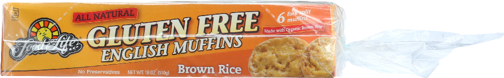 English Muffins Brown Rice, English Muffins - 073472001851