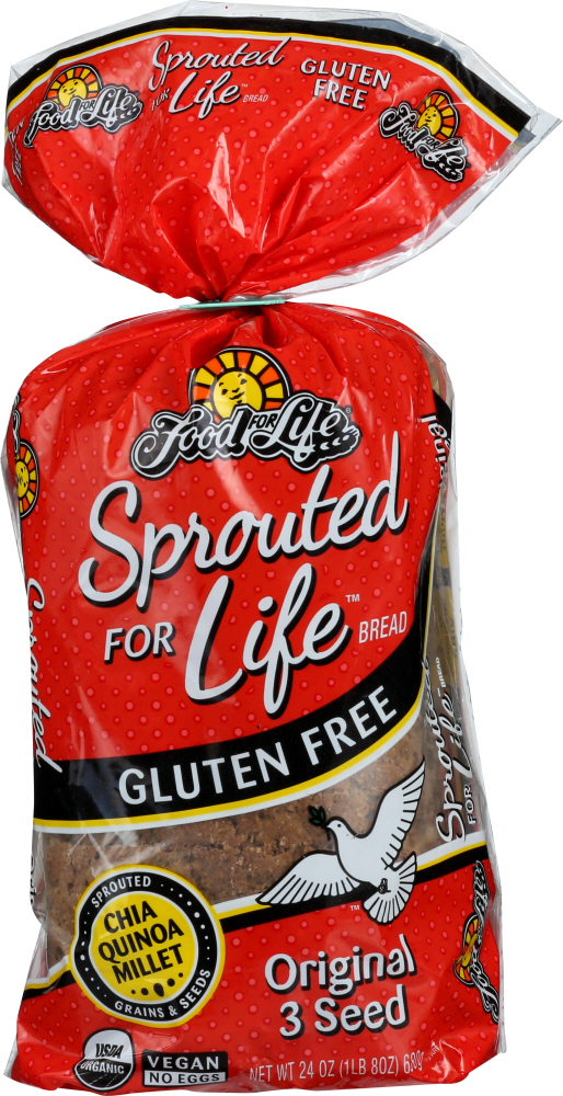 Food For Life, Sprouted For Life, Gluten Free Original 3 Seed Bread - 073472001905