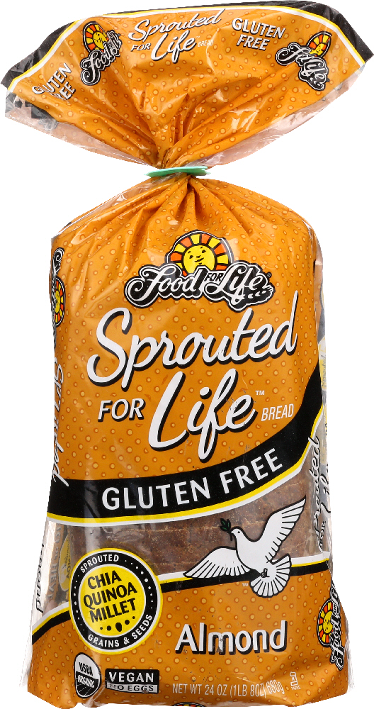 Food For Life, Sprouted For Life, Gluten Free Almond Bread - 073472001936