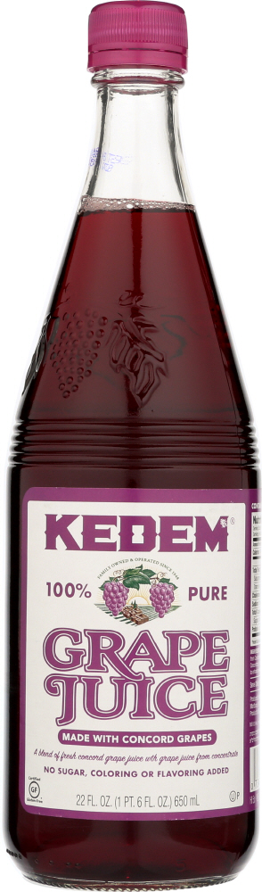 KEDEM: Concord Grape Juice, 22 Oz - 0073490000003