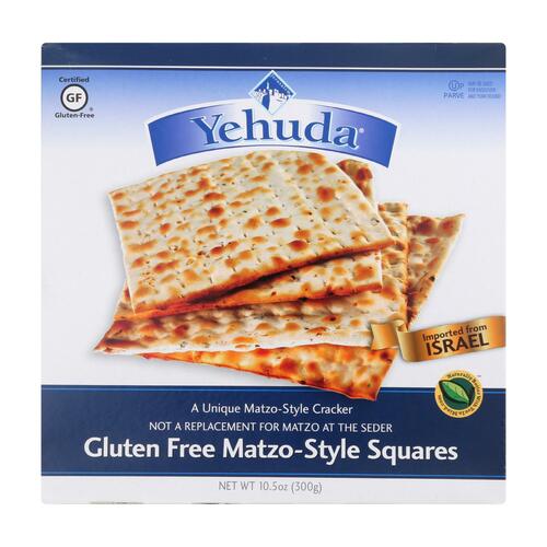 YEHUDA: Gluten Free Matzo-Style Squares, 10.5 oz - 0073490131875