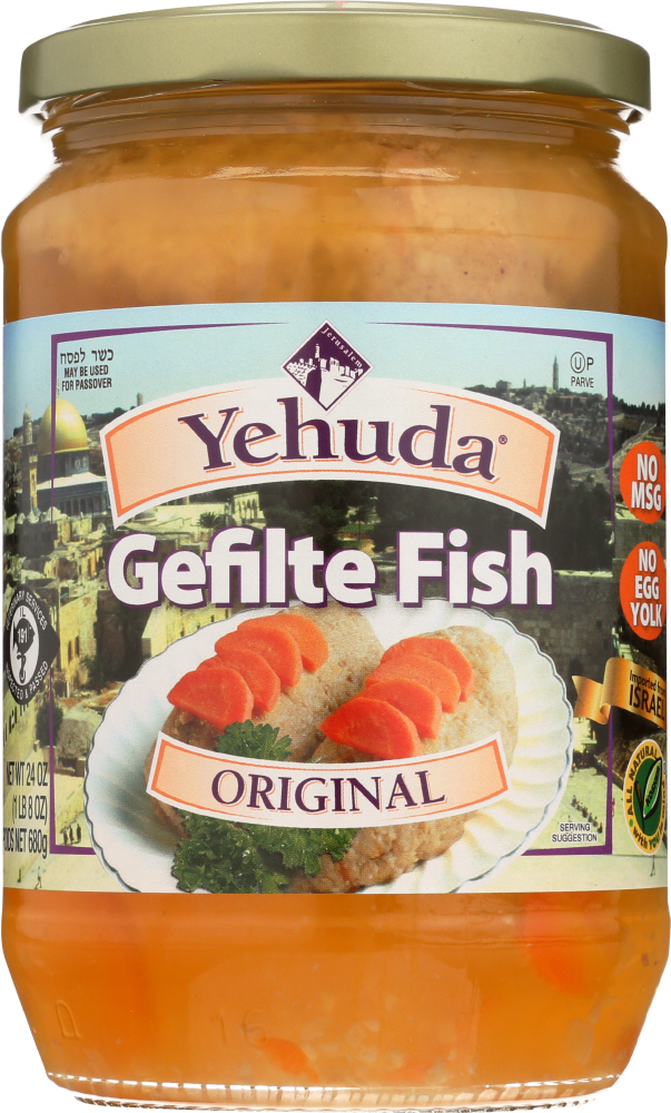 YEHUDA: Gefilte Fish Original, 24 oz - 0073490152931