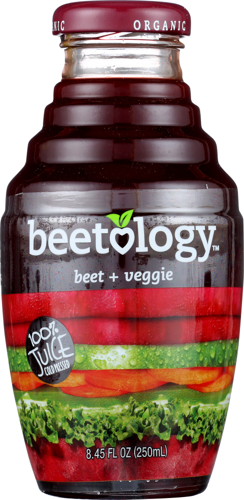 BEETOLOGY: Beet Veggie Juice, 8.45 oz - 0073490159022
