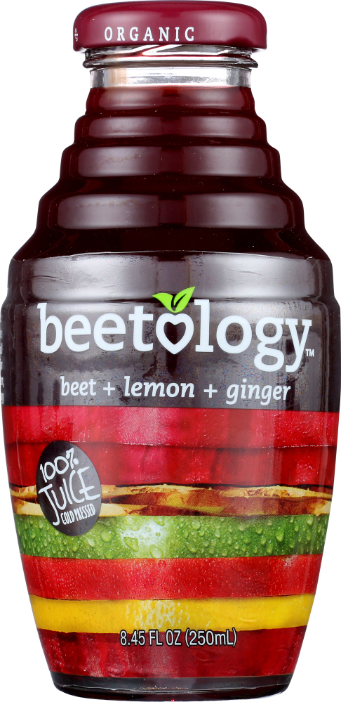 BEETOLOGY: Beet Lemon Ginger juice, 8.45 fl oz - 0073490159039