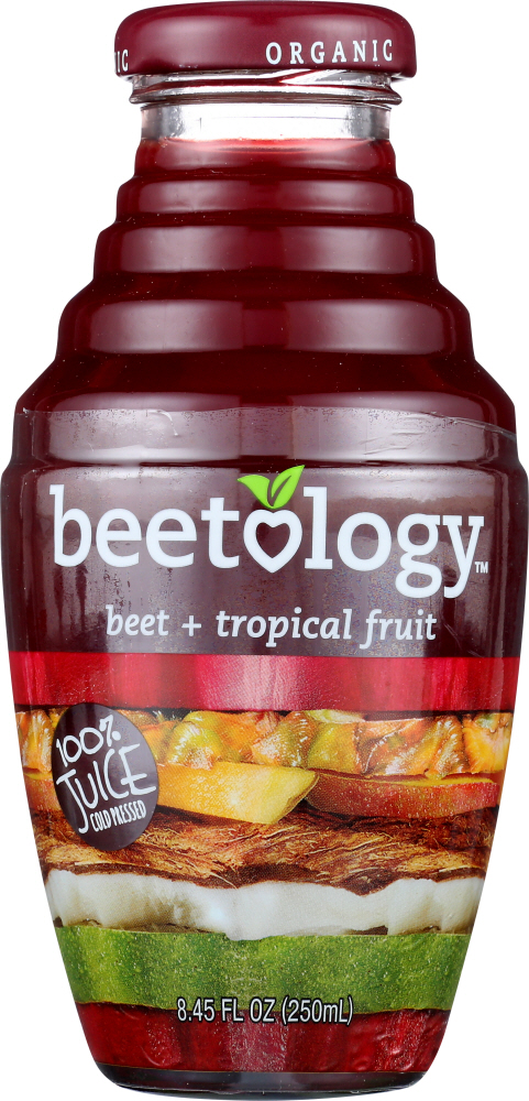 BEETOLOGY: Beet Tropical Fruit Juice, 8.45 oz - 0073490159046