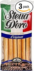  Stella Doro Breadsticks Original 6 Oz. Pack Of 3.  - 073510800026