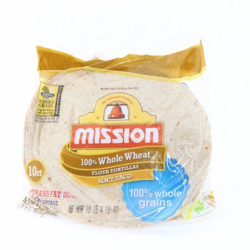 Whole wheat flour tortillas - 0073731071076