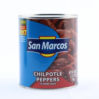 San marcos, emsanmar, chilpotle peppers in adobo sauce - 0074234951124