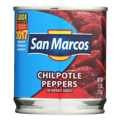 San Marcos Peppers - Chipolte - Case Of 24 - 7.5 Oz - 074234951148