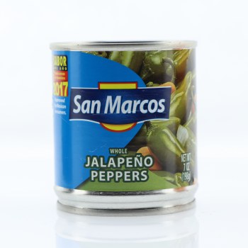 San marcos, whole jalapeno peppers - 0074234991151