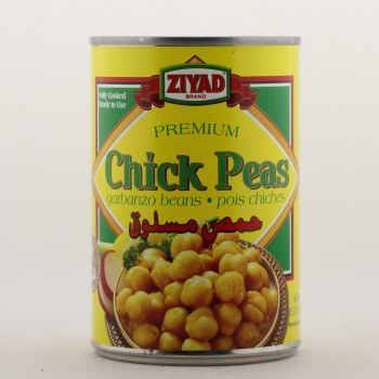 Ziyad, chick peas, garbanzo beans - 0074265005568