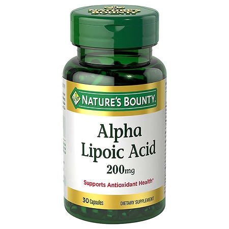 Nature's Bounty Alpha Lipoic Acid 200 mg 30 Capsules (B000NPYY1I) - 074312001390