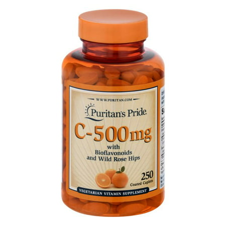 Puritan s Pride Vitamin C-500 mg with Bioflavonoids & Rose Hips - 074312104336