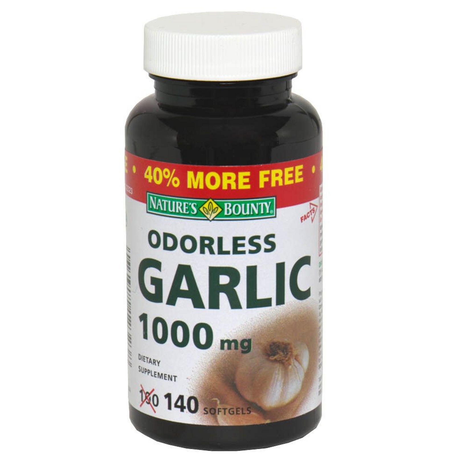 Nature's Bounty Garlic Softgels, 1000 Mg, 100 Ct - 074312123238