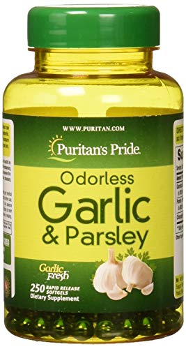 Puritans Pride Odorless Garlic & Parsley 500 Mg / 100 Mg 250 Count - 074312128530