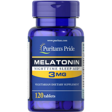 Puritan s Pride Melatonin 3 mg - 074312179037