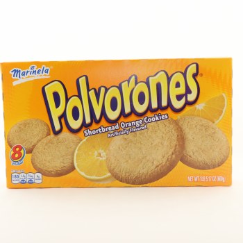 Polvorones shortbread orange cookies - 0074323029611