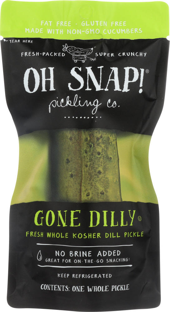 OH SNAP: Gone Dilly Fresh Kosher Dill Pickle, 3 oz - 0074329123368