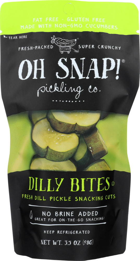 OH SNAP: Dilly Bites Fresh Dill Pickle, 3.5 oz - 0074329123382