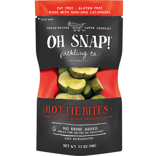 OH SNAP: Hottie Bites Hot & Spicy Pickle, 3.5 oz - 0074329123399